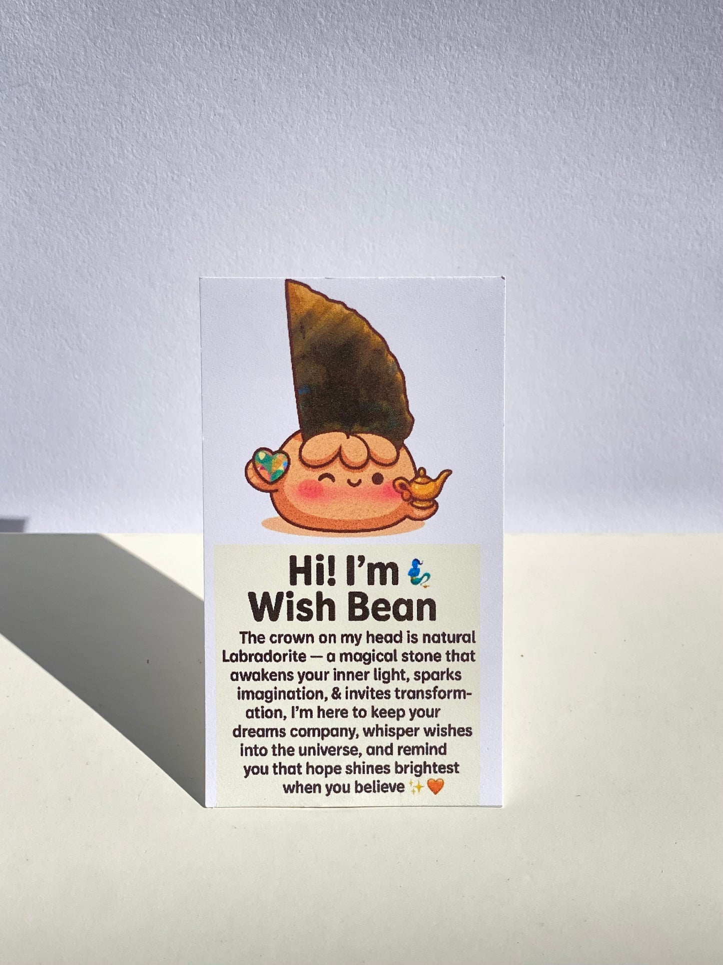 Wish Bean-Handmade Labradorite Crystal Figurine