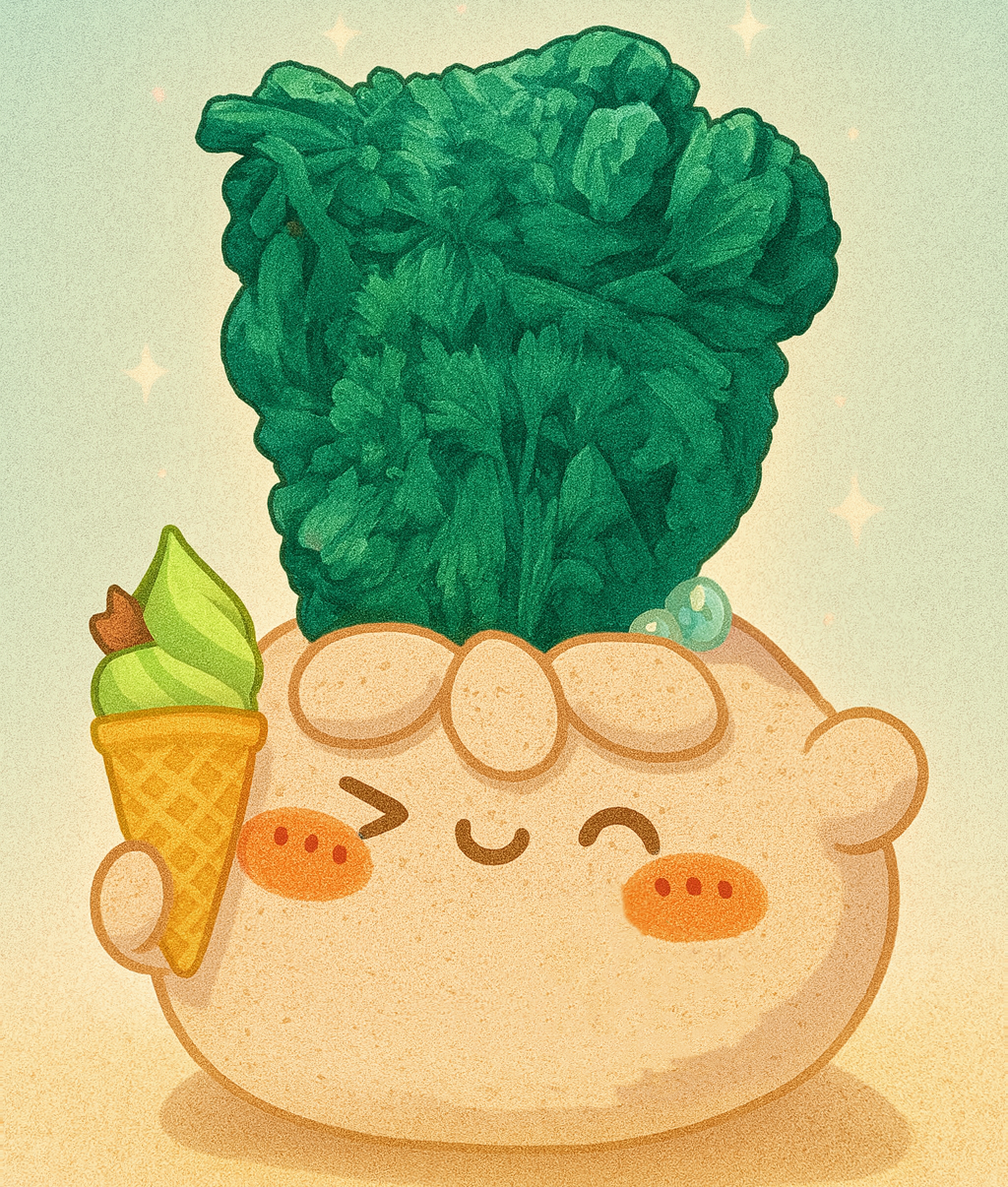 Gemomo-Matcha Bean🍦💚